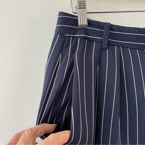 BABATON Modesto Pant Pinstripe, high-waisted trouser Navy / White size 10 - Picture 7 of 10